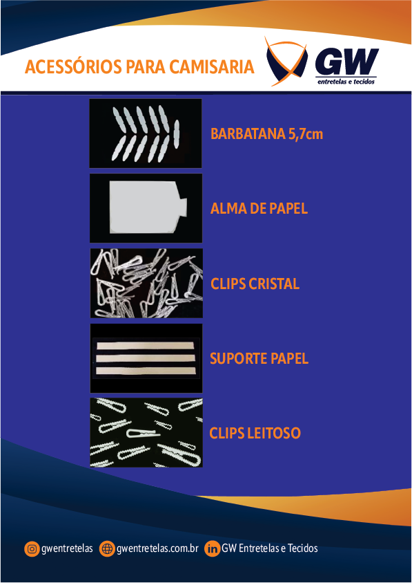 Acessórios para Camisaria
